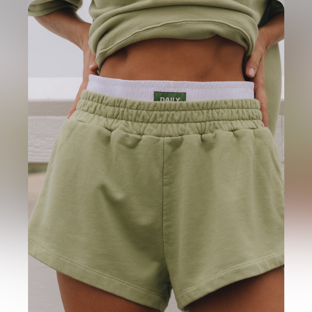 DAILY DRILLS Boxer Super Short in Matcha - NWT!!!!
